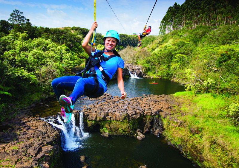 Umauma Falls Zipline Experience